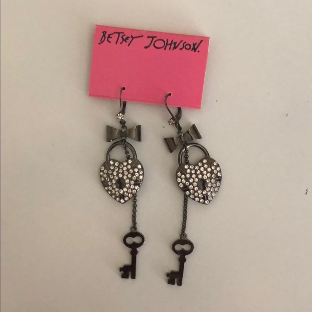 Betsy Johnson dangle earrings